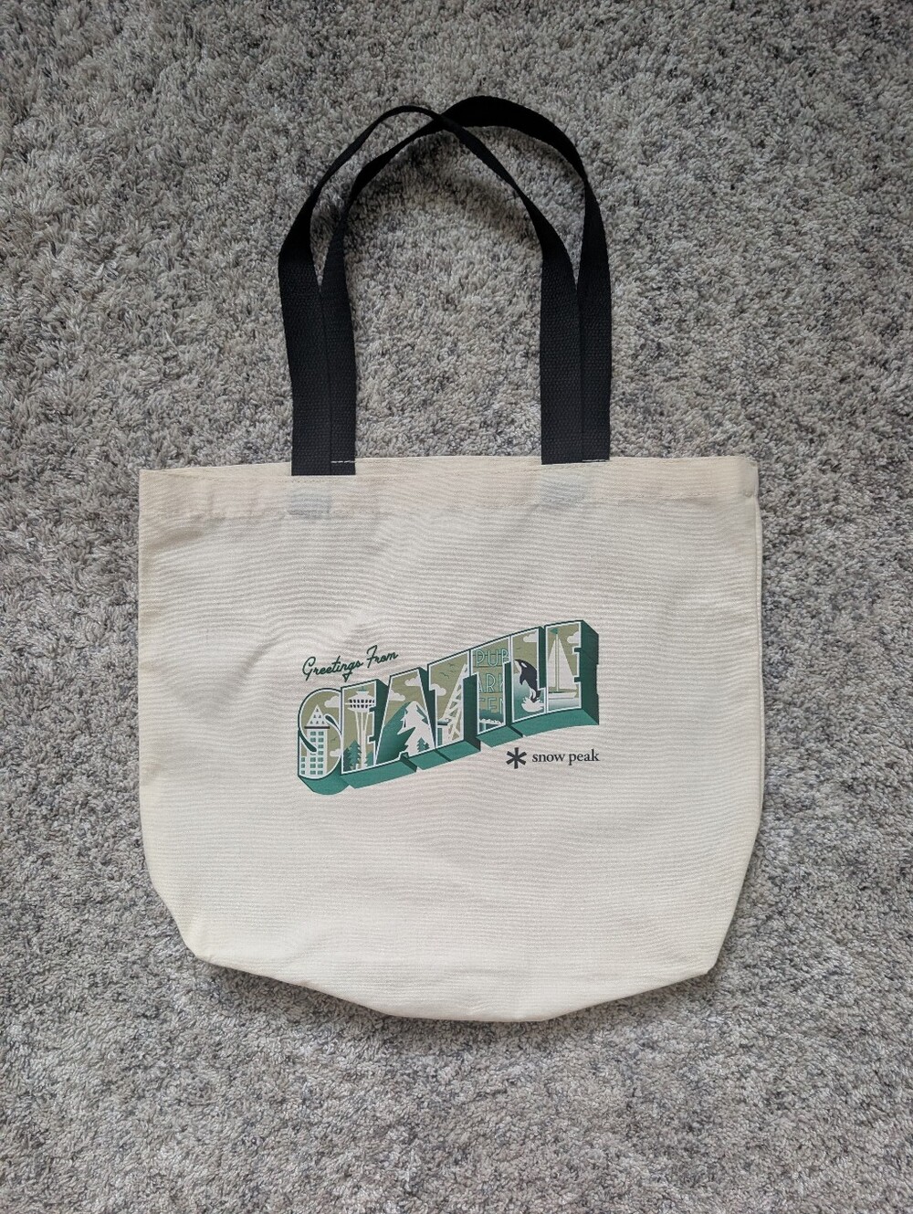 Snow Peak Seattle Store Opening Tote Bag